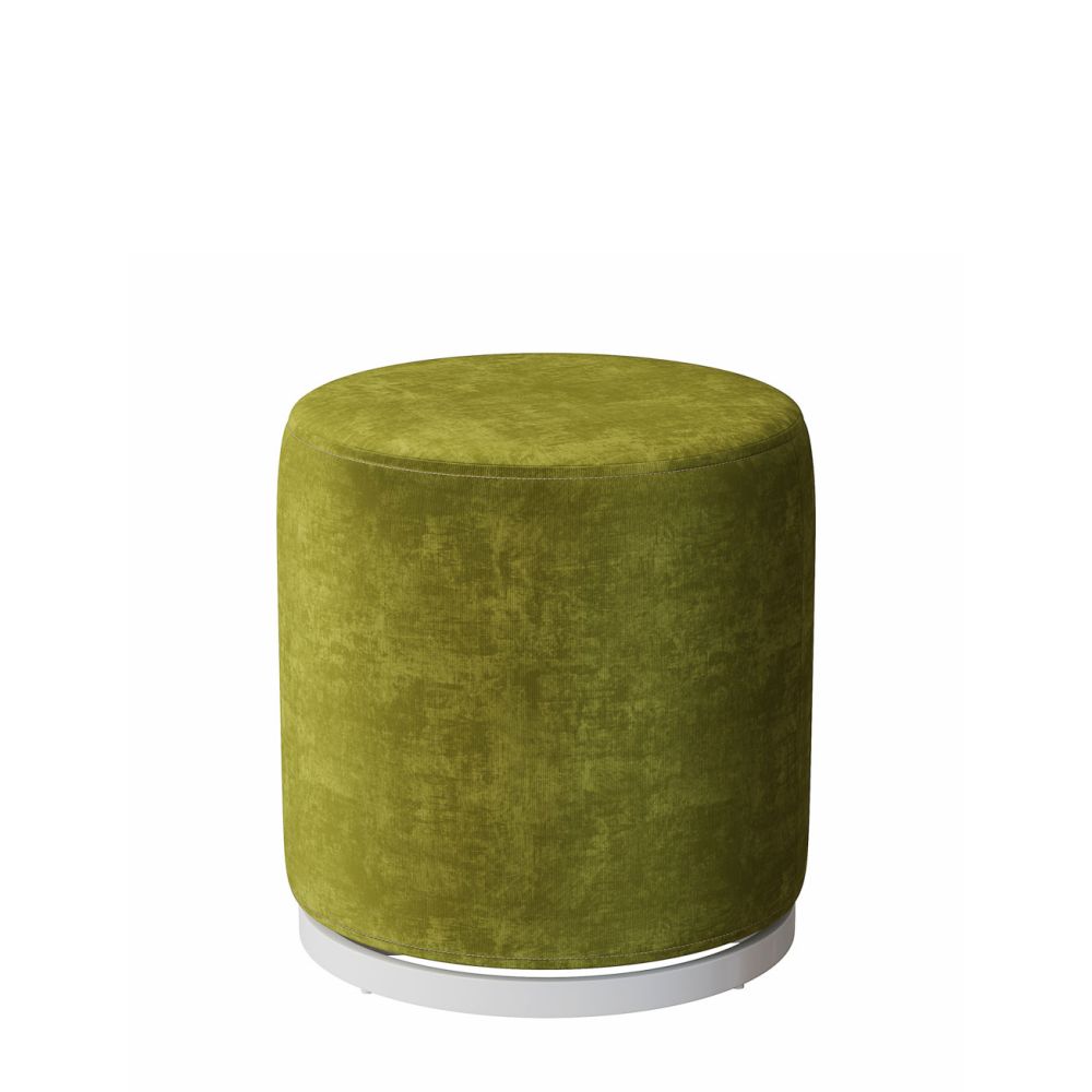 Rent the Marche Swivel Ottoman, Meadow Green | CORT Events